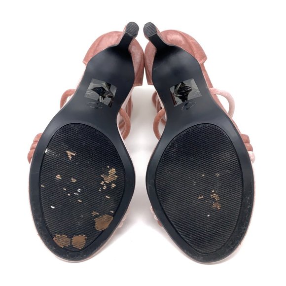 Qupid Diamond-52X Velvet Heels Sz 7 Shoe Republic - Picture 8 of 8